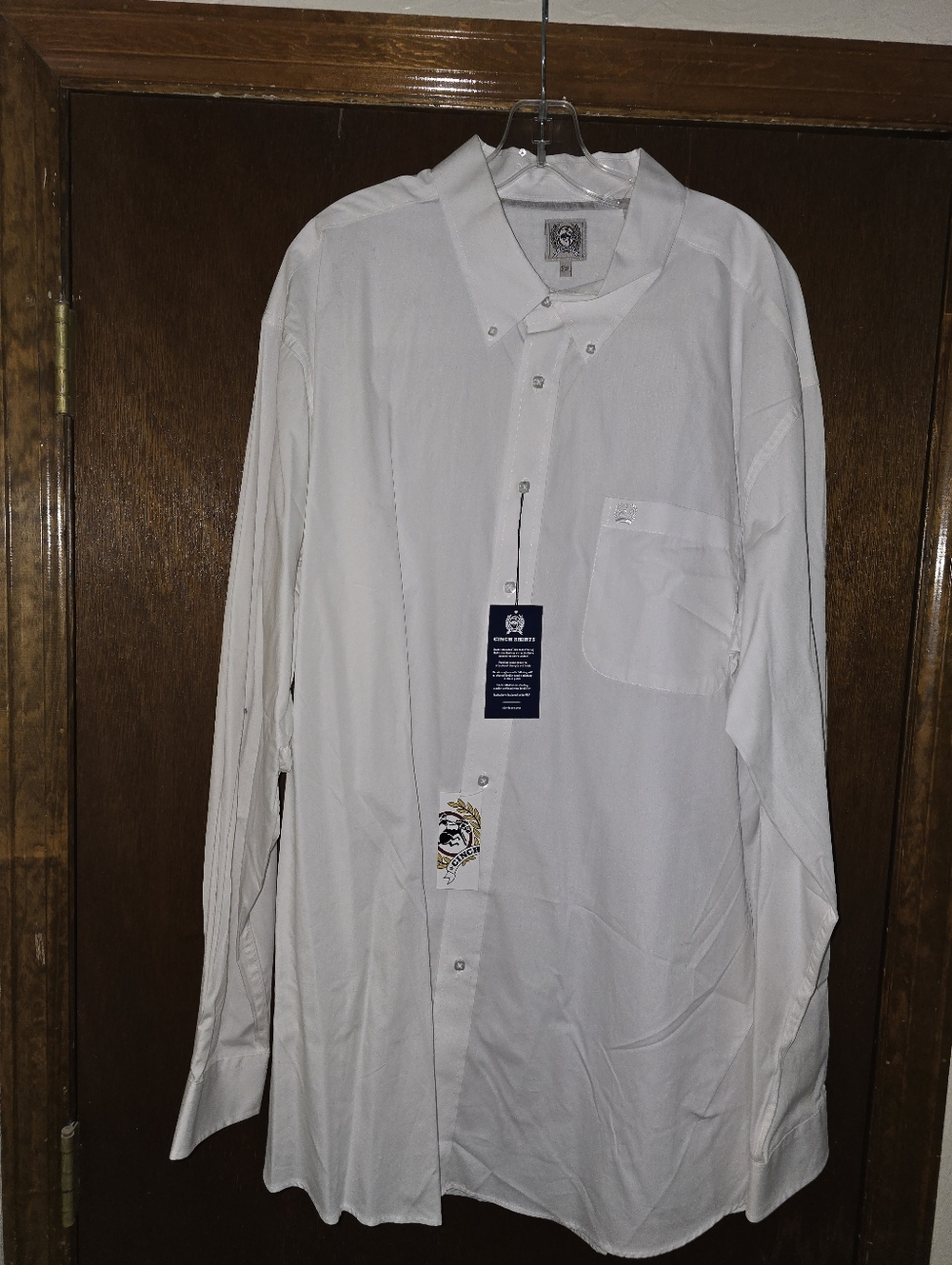 Cinch Mens Long Sleeve Button Western Shirt XXL NWT